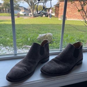 Trask suede booties women’s size 7.5